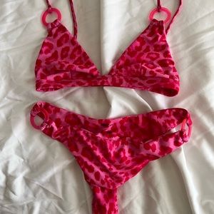 Pink Cheetah Print Mikoh Set